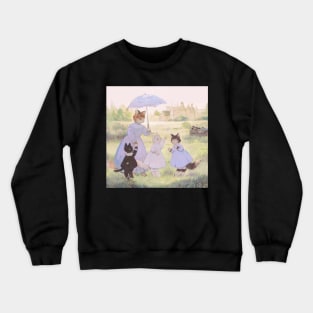 Family of cats Crewneck Sweatshirt